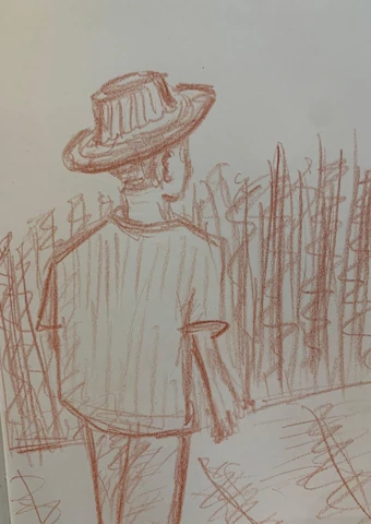 I went to a farm in Siem Reap