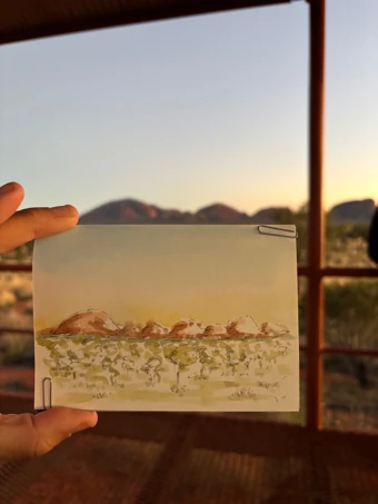 Sunrise over Kata Tjuta